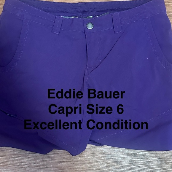 Eddie Bauer Purple Cargo Pants - Picture 1 of 16